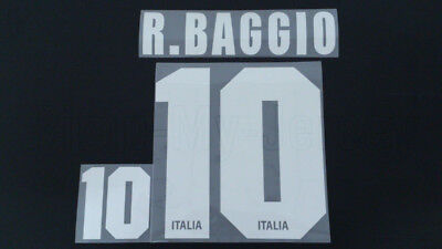 ROBERTO BAGGIO #10 Italy Home 1995-1996 Custom-Made Handmade ROBERTO BAGGIO #10 Italy Home 1995-1996 Custom-Made Handmade