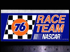 UNION 76 - Race Team - NASCAR - Original Vintage Racing Decal/Sticker