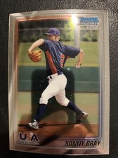 2010 Bowman Chrome USA Sonny Gray Rookie Card USA-BC9 (First Pro Rookie Card)