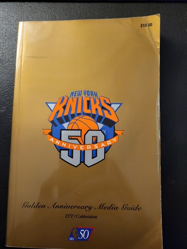 New York Knickerbockers 1996-97 Media Guide (50th Anniversary) | eBay
