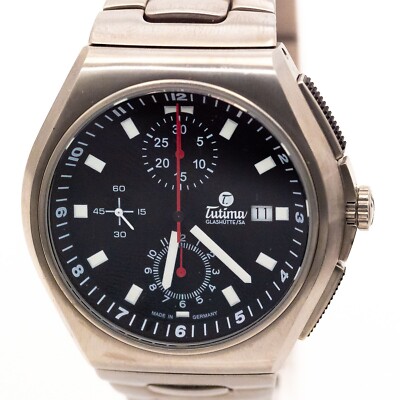 Tutima M2 Coastline Chronograph Ref.6430 Titan Automatik 43mm Fullset