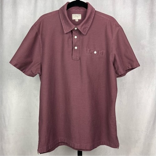 JACHS New York Polo Mens Medium Purple Short Sleeve Sports Designer Casual Shirt - Picture 1 of 10