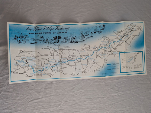 Vintage Lot 5 Karten Garten State Parkway Blue Ridge Chesapeake Bay Brücke Tunnel - Bild 21 von 21