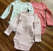 Carter's Baby Girl Clothing Lot Bodysuit Outfits Footed One Piece 13 Pieces