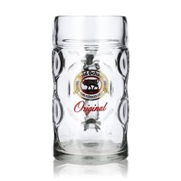 Gold Ochsen Bier Glas 1L Krug BiergläSer Bierseidel Bierhumpen BierkrüGe
