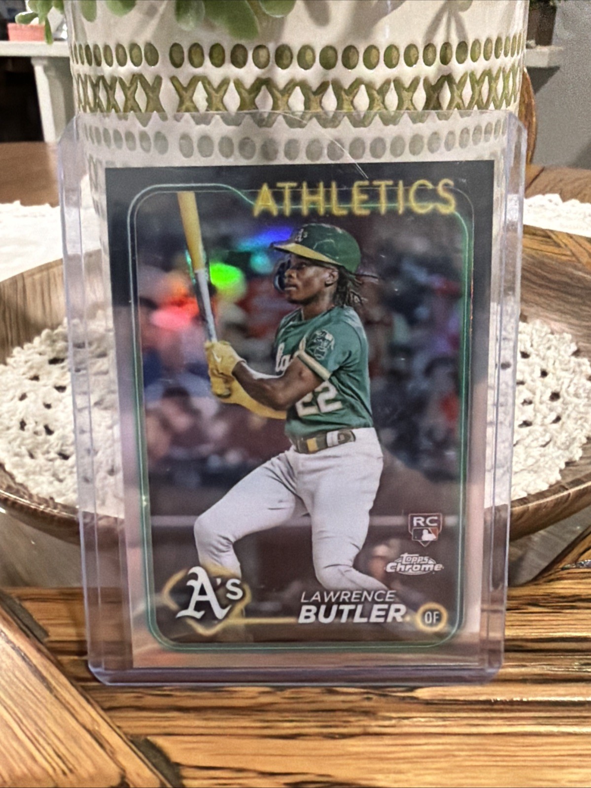 2024 Topps Chrome - Lawrence Butler #5 Refractor (RC)