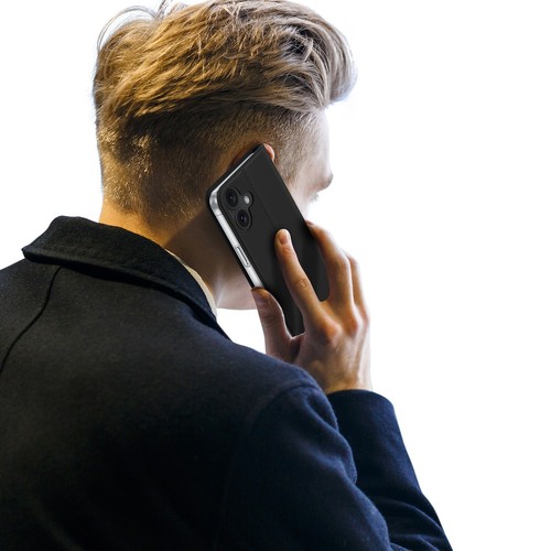 Funda Dux Ducis iPhone 16 Plus Negra con Tapa y Compartimento Tarjeta - Imagen 10 de 12