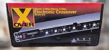 ART 310 PRECISION STEREO 2WAY/ MONO 3WAY ACTIVE CROSSOVER NETWORK RACK MOUNT.