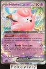 Carte Pokemon MELOFEE 056/159 EX EV9 Ecarlate et Violet 9 JTG FR NEUF