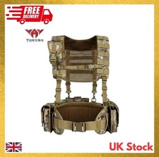 Yakeda Webbing Belt Army MTP and Green Military Training Belt Kit Tactical Vest 