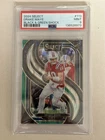 2024 Panini Select - Drake Maye PATRIOTS Rookie Black & Green Shock #113 - PSA 9
