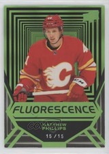 2021-22 Upper Deck Series 2 Fluorescence Green 15/15 Matthew Phillips #FL-38 4mu