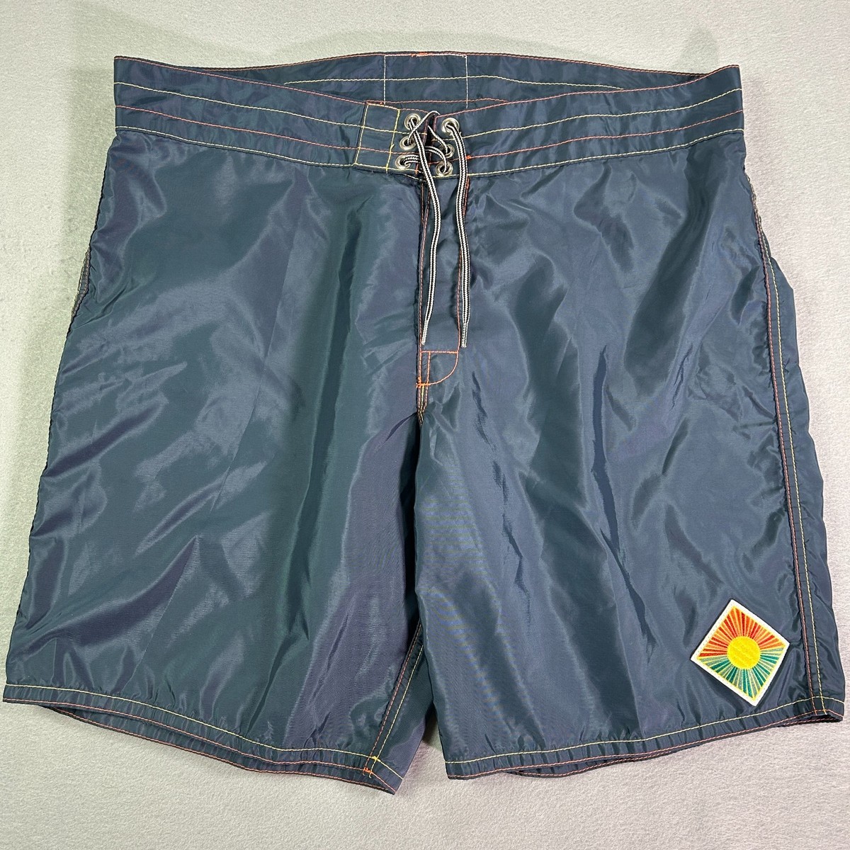 Birdwell Beach Britches Men's 311 Board Shorts 38 Blue Nylon 9