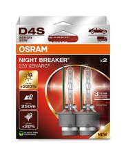 2 Glühlampen Xenon D4S 42V 35W P32d-5 OSRAM XENARC® NIGHT BREAKER® LASER
