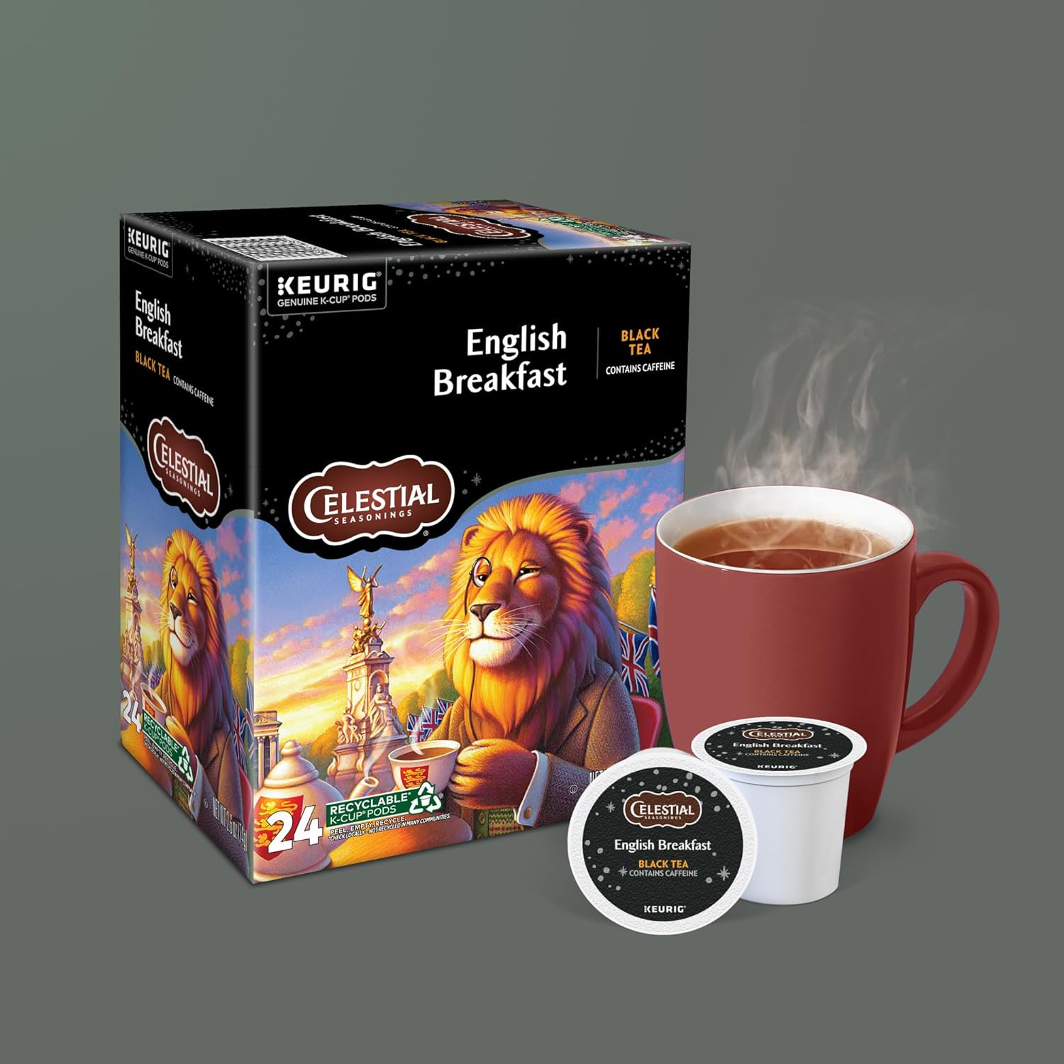 English Breakfast Black Tea, Single-Serve Keurig K-Cup Pods, 96 Count