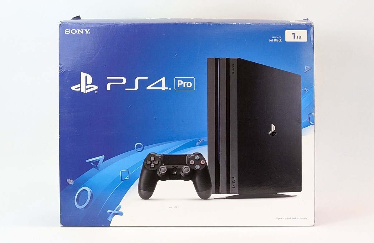Sony PlayStation 4 Pro 1TB Jet Black Console | eBay