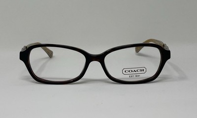 Coach HC6017 Vanessa Dark Brown Tortoise 5033 Eyeglasses. Size 52-15-135 New 