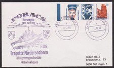 Bundesmarine, Schiffspost,"Fregatte NIEDERSACHSEN",MSP 01