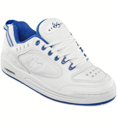 és CREAGER Skateboardschuh - white/blue US 9