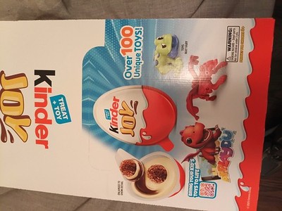 kinder Joy box of 15 cream eggs with toy