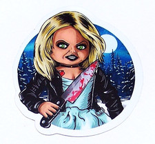 CHUCKY - Die Cut Sticker Decal Horror Movie Film Child's Play Tiffany