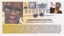 6° Cachets Americover 2018 Georgia on my Mind Ray Charles cancel 