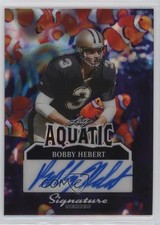 2025 Leaf Signature Series Aquatic Clownfish Lava 1/1 Bobby Hebert Auto 8d2