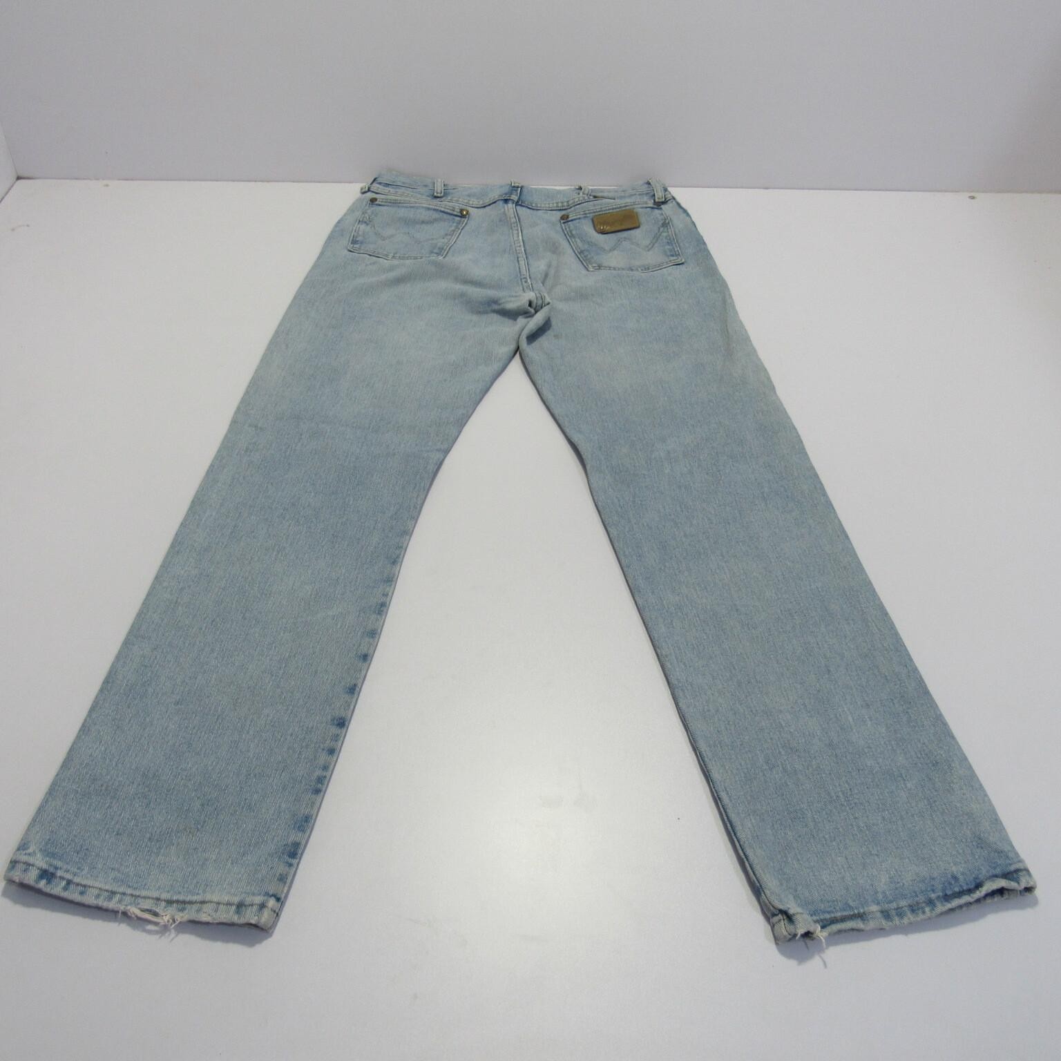 Wrangler VTG Men’s Regular Fit Straight Leg Blue W36 / L34  SKU Y05820 thumbnail 11