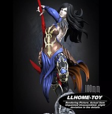 28CM tall Shanoa battle 3D Print Model Unpainted Unassembled GK statue Figure