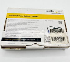 StarTech.com ST122LE 2-Port 1:2 VGA Video Splitter VGA D-Sub USB Powered