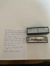 Autographed Harmonica Hohner Hot Metal Signed By Magic Dick With Letter