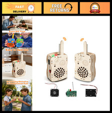 STEM Science Kit DIY Walkie Talkie for Kids 8-14, Educational Electronics Projec