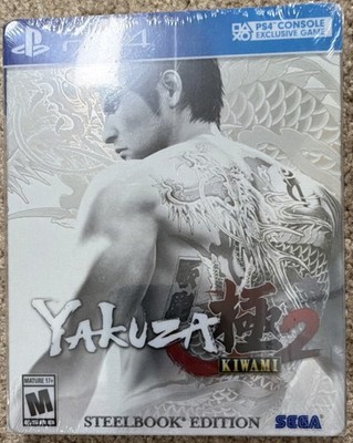 Yakuza Kiwami 2, SteelBook Edition, PS4, Brand New, Factory Sealed!
