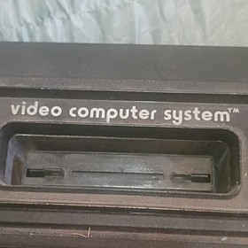 Atari Video Computer System Console Atari 2600 Black Brown RF Power Adapter