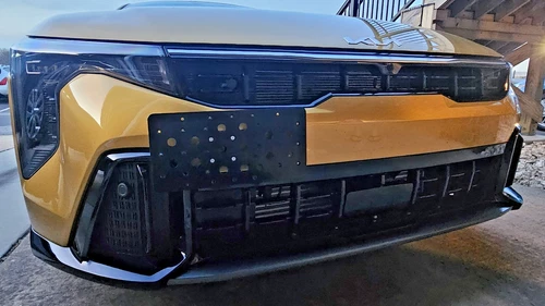 Front Bumper Mount Tow Hook License Plate Bracket Kit For KIA K4 2025-2027 New