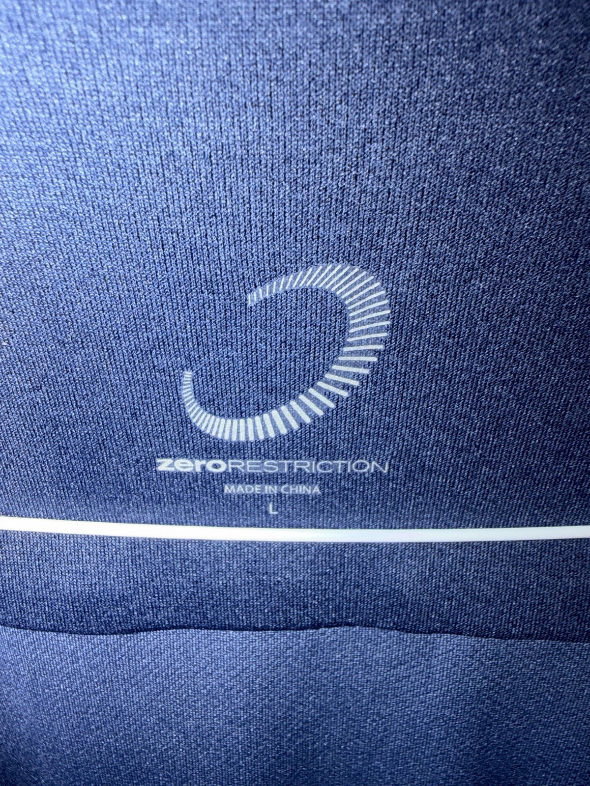 Zero Restriction Golf 1/4 Zip Pullover  Hoodie  Men's Large Blue New With Tags