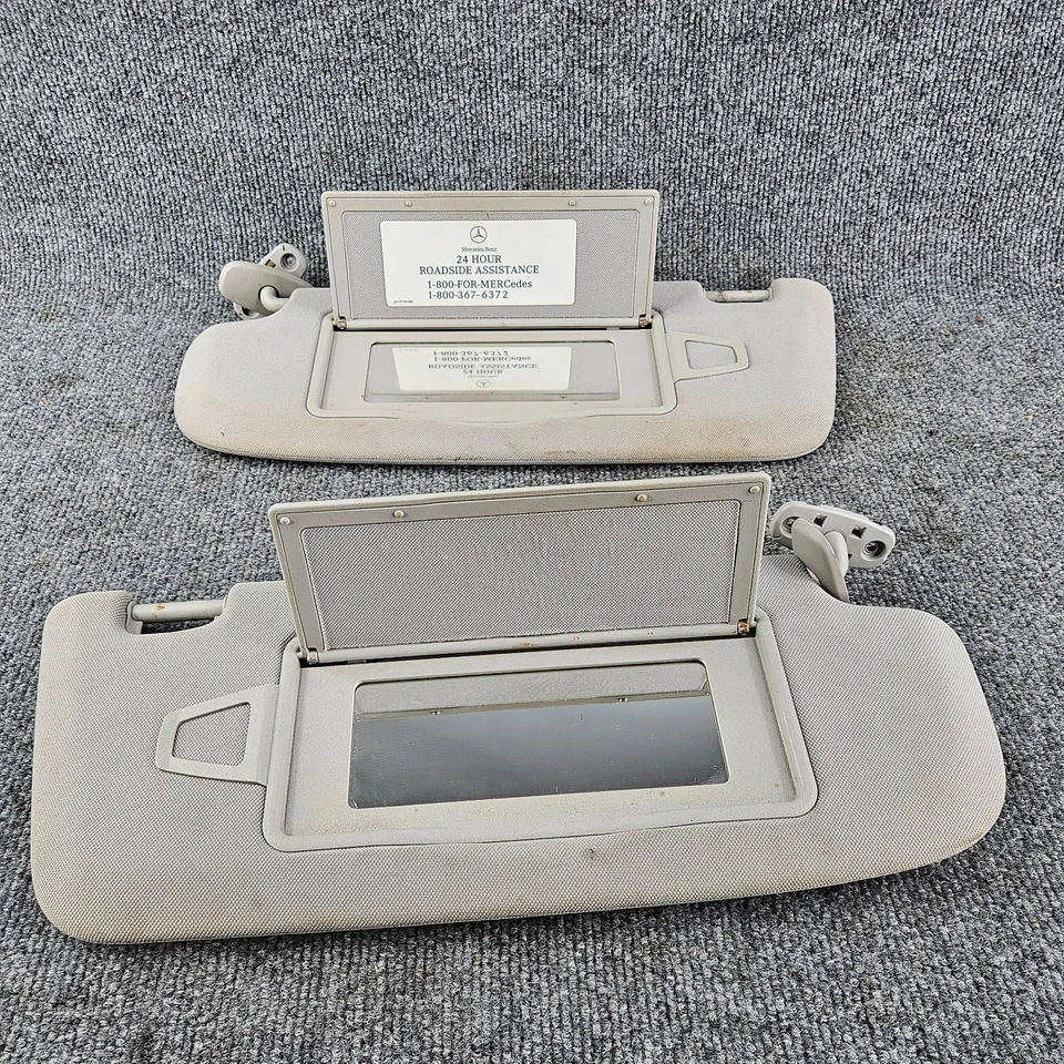 Mercedes Benz W221 S63 S550 2007-2013 parasol parasol conjunto de pares gris OEM Foto 4 de 4