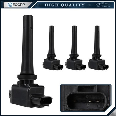 ECCPP 4 Ignition Coils For 2017-2018 Toyota Yaris iA 2016 Scion iA 1.5L I4