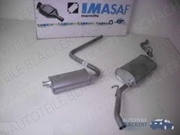 Imasaf Auspuffset MSD + ESD für Fiat Fiorino Kasten + Pick Up 1.7D 1988-1993