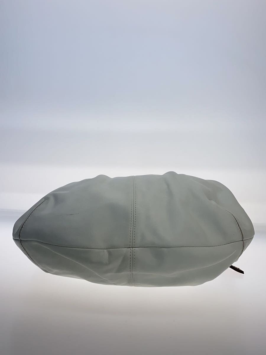 COACH Shoulder Bag Leather WHT F13731