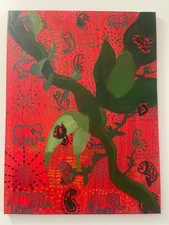 Original Abstract Acrylic Fluid Art 18"x24"   “The Garden Knows” by Keitlyn(KR)