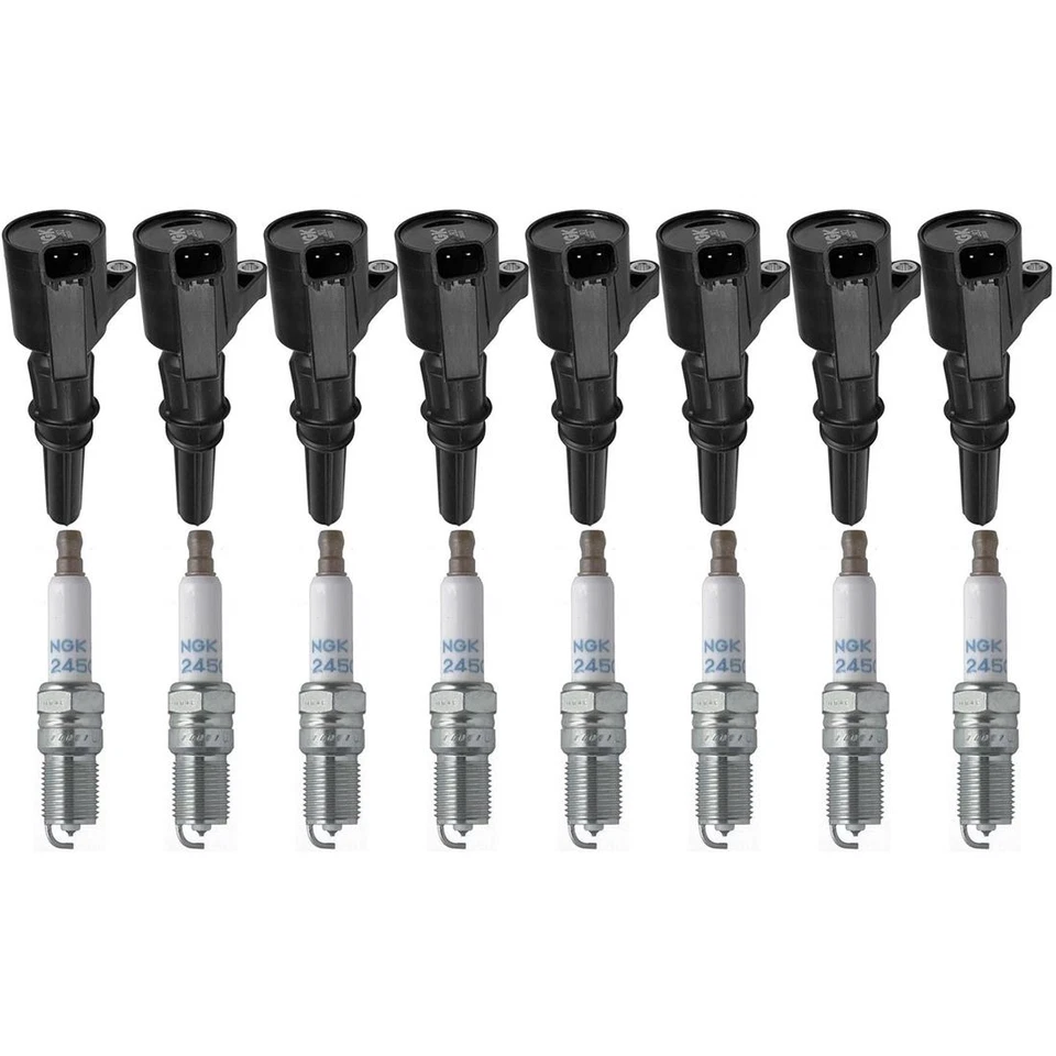 Vela de ignição bobina 2 NGK compatível com 1998-2011 Ford Crown Victoria - Imagem 2 de 4