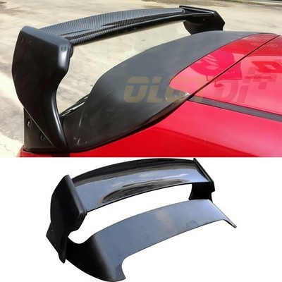 For 08+ Subaru Impreza GRB WRX STI Carbon Fiber&FRP Rear Wing Spoiler +LED Light