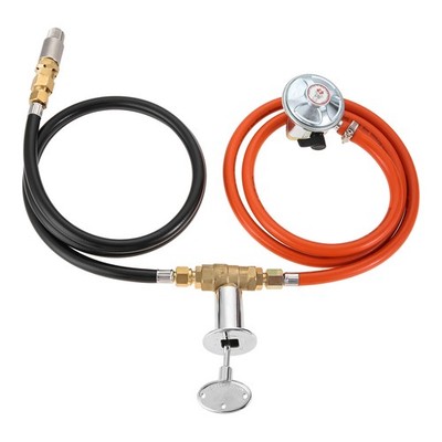 150K BTU Propangasherd Grill Fire Pit Valve Control System Kit Schlauchbaugruppe