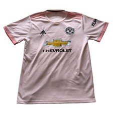 Adidas Manchester United Pink #7 2019 Away Soccer Football Jersey Men's Large