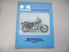OEM ASSEMBLY AND PREPARATION MANUAL KAWASAKI KZ1000-B1 LTD 26G