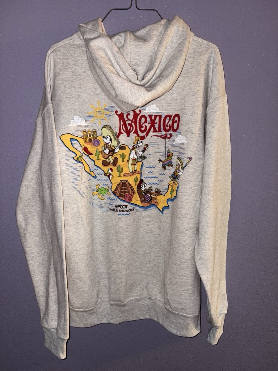 2025 Disney Epcot World Showcase Mexico Mickey & Friends Hoodie