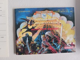 Magic Of Scheherazade (Nintendo NES) Complete in Box w/ Map CIB 1989