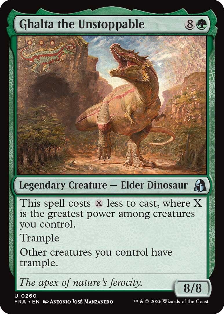 Ghalta the Unstoppable - 260 - NM - Reality Fracture