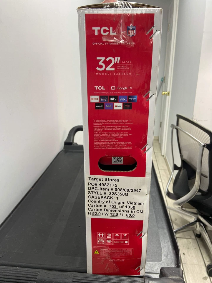 New TCL 32" 32S350G 1080p Full HD Resolution LED 1080p Smart TV - Image 2 of 4